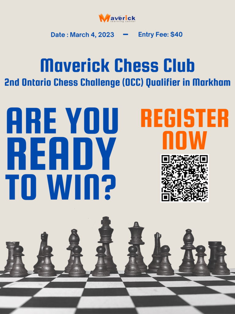 2nd Ontario Chess Challenge (OCC) Qualifier Tournament Registration